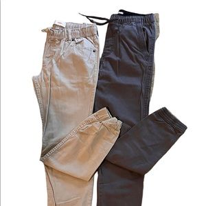 2pc. Lot boys size L jogger cargo pants